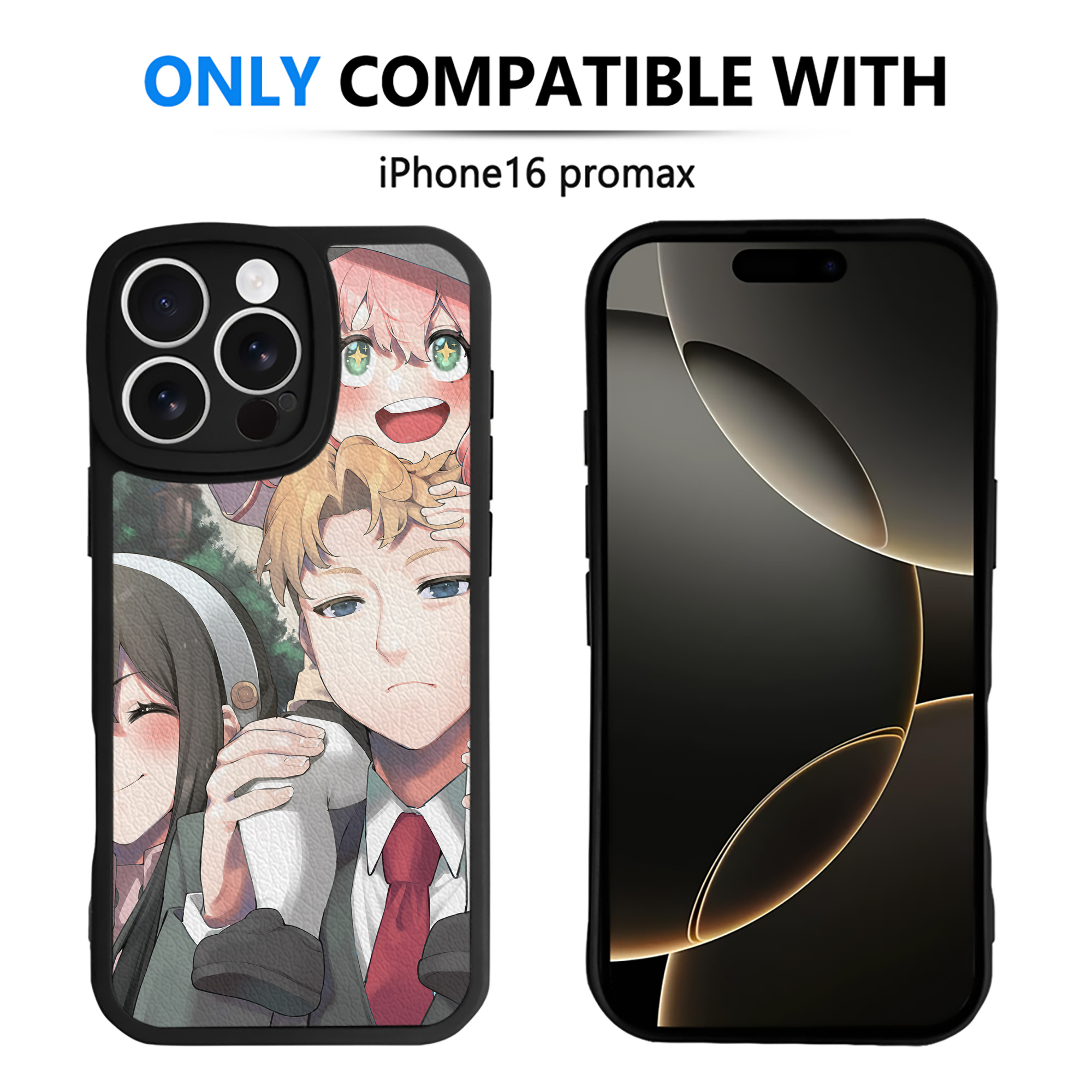（画像用） SPY×FAMILY间谍家家酒 【iPhone 16シリーズ対応】シリコンスマホケース（レザー調） 材質：シリコン